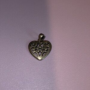 James Avery Heart floral charm